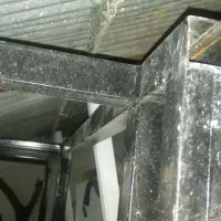 تخت فرفوژه سفارشی بسیار سنگین و محکم دونفره با کف.|تخت و سرویس خواب|شوش, |دیوار
