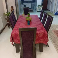 میز نهارخوری ۸ نفره در حد نو