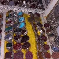 تعدادی انگشتر نقره