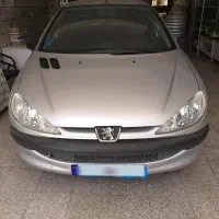 پژو 206 مدل ۱۳۸۶ نقره ای- موتور 1300 سی سی