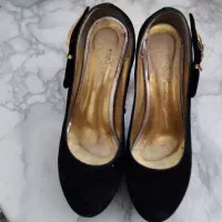 کفش مجلسی، پاشنه بلند،مخملی، سایز ۳۹|کیف، کفش، کمربند|تربت جام, کلالی|دیوار