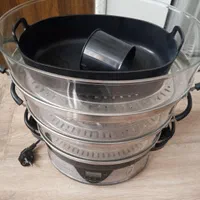 بخارپز ۳ طبقه ای|اجاق گاز و لوازم برقی پخت‌وپز|ری, شهید غیوری (ابن باویه)|دیوار