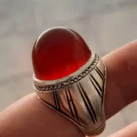 انگوشتر عقیق سرخ