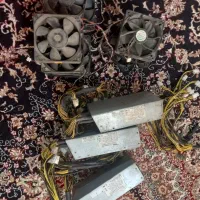 پاور ۱۶۰۰با دسته کابل سالم وتعدادی فن وکنترل برد