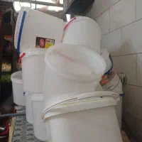 تعدادی سطل ۱۰لیتری|ظروف نگهدارنده، پلاستیکی، یکبارمصرف|اندیمشک, |دیوار