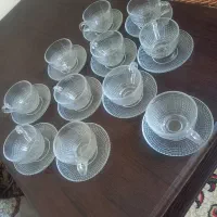 دو دست استکان با نلبکی