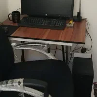 کامپیوتر گیمینگ  کامل با میز و صندلی