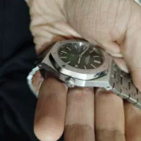 ساعت مردانه Ap تک موتوره نقره ای سبز