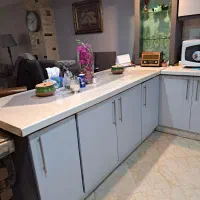 کابینت ام دی اف ، سینک ، هود ، گاز رومیزی ، سینک|آب‌چکان و نظم‌دهنده ظروف|تهران, تهرانپارس غربی|دیوار