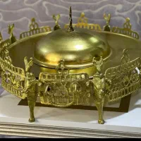 منقل برنجی آنتیک|کلکسیون اشیاء عتیقه|قشم, |دیوار