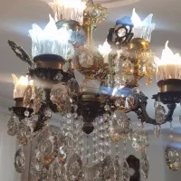 لوستر برنز|لوستر و چراغ آویز|محمدیه-قزوین, |دیوار