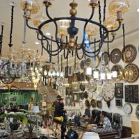 لوستر 8 شاخه گلس وارداتی برند شرکتی عمده و تک|لوستر و چراغ آویز|مشهد, توس (بلوار توس)|دیوار