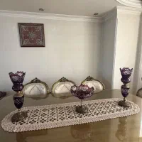 رومیزی کار شده (تماما کار دست)