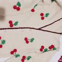 پلیور بافت طرح آلبالو