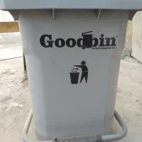 سطل زباله پدال فلزی گود بین