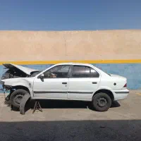 سمند ef7 دوگانه 1396 تصادفی-موتور گیربکس سالم