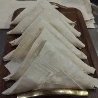 سمبوسه سیب سبزیجات خام