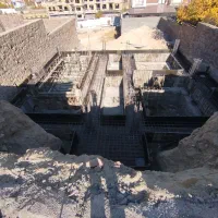 ارماتور بندی فونداسیون.سقف های فلزی و بتونی.استخر