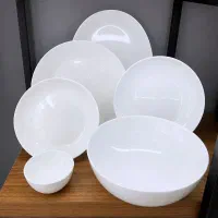 سرویس گرد سفید ساده