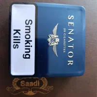 جعبه فلزی سیگار سناتور شرابی|زیورآلات و اکسسوری|آباده, |دیوار