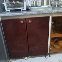 کابینت فلزی باسنگ وسینک شیرالات