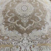 فرش ۱۲متری کاملا سالم کرم گردویی