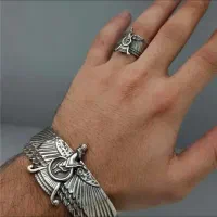 یه ست دسبند انگشتر فروهر ۲ عدد انگشتر عقیق