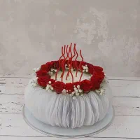 سفارش کیک تولد،خامه ای