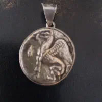 پلاک نقره عتیقه