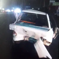 پراید ۱۳۲ مدل ۹۰ تصادفی