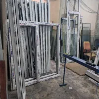 درب و پنجره upvc/پنجره دوجداره/توری ریلی و پلیسه