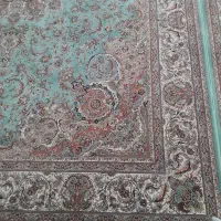 فروش دوعدد فرش فیروزه ای 700شانه تراکم 2550|فرش|مهاباد (آذربایجان غربی), |دیوار