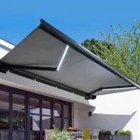 سایبان بازویی ۵ متری مدرن، چتر بازویی ۵ متری بزرگ