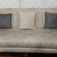 مبلمان ۸ نفره راحتی با میز عسلی و کاور مبل