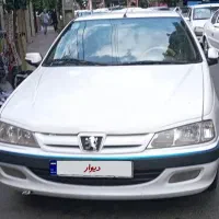 پژو پارس ۸۸سفید داخل کرم استثنایی