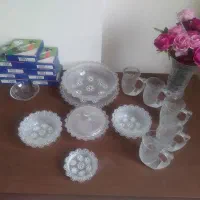 سرویس بلور ژاپنی همراه لیوان