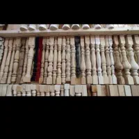 نرده گرد کاور چوب|خدمات پیشه و مهارت|قائم‌شهر, |دیوار