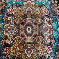 فرش ۶ متری دستبافت نقشه سالاری ابریشم|فرش|خسروشاه, |دیوار