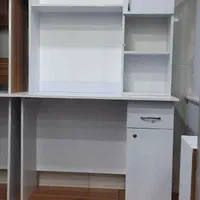 ست میز تحریر و کتابخانه صندلی دراور به صورت جدا|کتابخانه، شلف، قفسه‌های دیواری|قم, نیروگاه|دیوار
