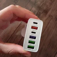 شارژر120وات با ۶خروجی|لوازم جانبی موبایل و تبلت|اهواز, منبع اب|دیوار