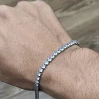 دستبند نگینی مردانه