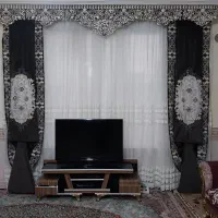 شال کنار پرده وکتیبه کاملا سالم