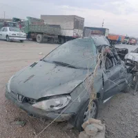 206 تیپ 5 مدل ۹۵ تصادفی چپی|خودرو سواری و وانت|تهران, آذری|دیوار