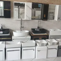 روشویی کابینتی شیرآلات کاشی و سرامیک