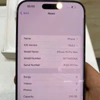 16pro Max 256Gb Zaa|موبایل|تهران, فاطمی|دیوار