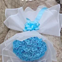 سفارش انواع دسته گل روبانی پذیرفته میشود|گل مصنوعی|بوشهر, |دیوار