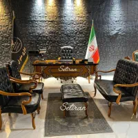 مبلمان اداری لوکس خم منبت|دفتر کار|تهران, یافت آباد شمالی|دیوار