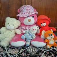 عروسک خرسی و میز اتو بازی