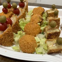 انواع فینگرفود، سالاد الویه، راتای مرغ و کیک مرغ|خوردنی و آشامیدنی|بندر انزلی, جهانگانی|دیوار