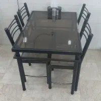 میز و صندلی چهار نفره دو سرویس